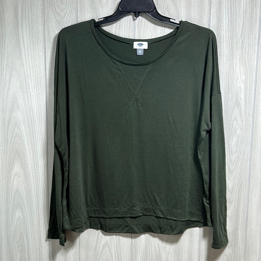 Old Navy green lightweight long sleeve shirt size XXL